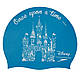 Шапочка для плавання Speedo Disney Princess Castle Junior Slogan Silicone Cap (8-08386F301) Blue/White дитяча, фото 2