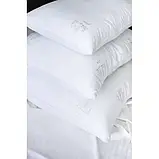 Подушка з лебединого пуху для сну Soft для дітей і дорослих м'яка гіпоалергенна набір 2 шт. 50х70 см., фото 4