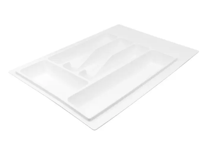 Лоток 34*49*6.5 см вкладка для столового приладдя білий