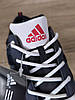 Синие кроссовки Adidas на плоской подошве ЗАМША унисекс весна осень демисезон, фото 7