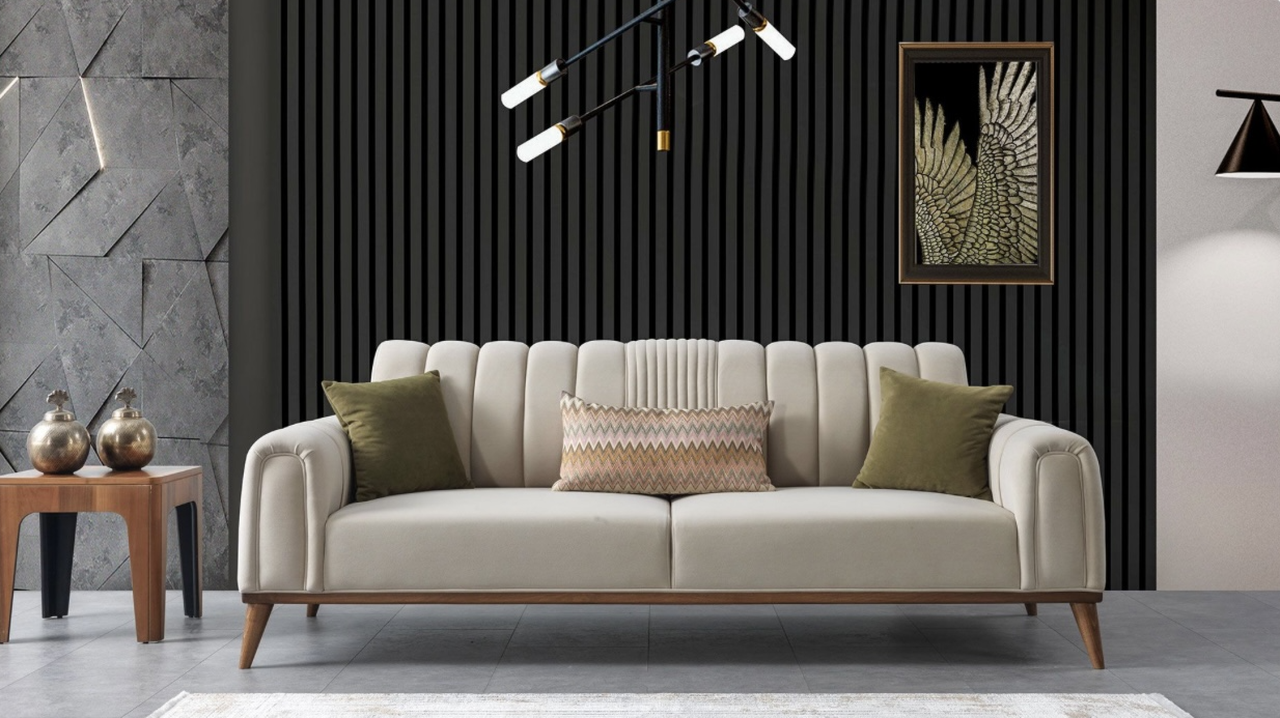 Диван розкладний прямий велюровий, Холлі