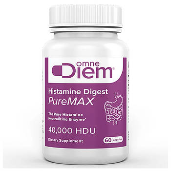 Omne Diem Histamine Digest PureMax / ДАО Фермент нейтралізувальний гістамін 40.000 (Даосин аналог) 60 капсул BX146