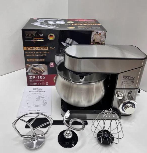 Тістоміс-міксер стаціонарний з металевою чашею 3500Вт 6л Zepline ZP-105, фото 1
