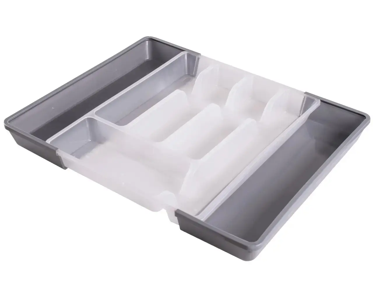 Лоток 46х36х6 см розсувний вкладка для столового приладдя