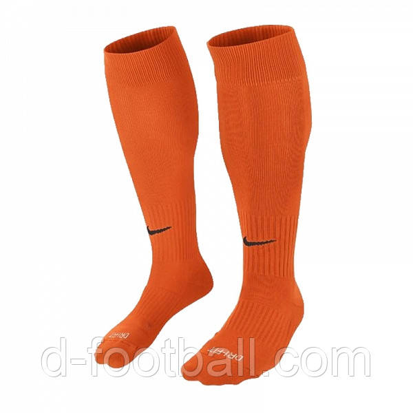 Гетри футбольні Nike Classic II Cushion Socks SX5728-816, Жовтогарячий, Розмір (EU) — 34-38
