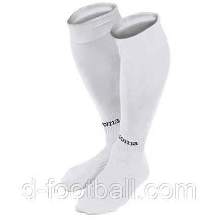 Футбольні гетри Joma Classic (білі) 400054.200, Білий, Розмір (EU) — 34-39