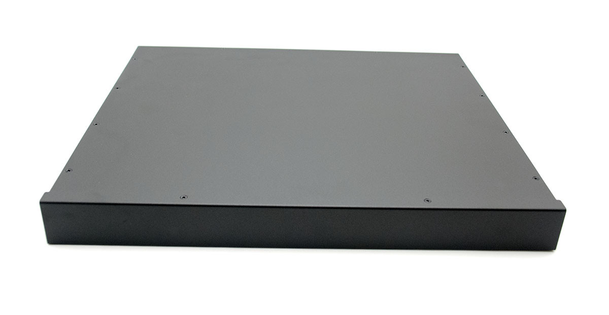 Корпус металлический MiBox Rack 1U, модель MB-1370SP (Ш483(432) Г372 В44) черный - фото 6 - id-p2135867340