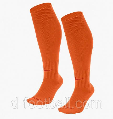 Гетри футбольні Nike Classic II Cush OTC Team 806 SX5728-806, Жовтогарячий, Розмір (EU) — 42-46