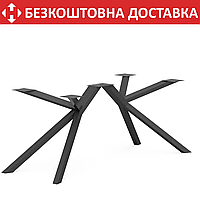Подстолье подвійне для столу з металу 1860×750mm, H=725mm