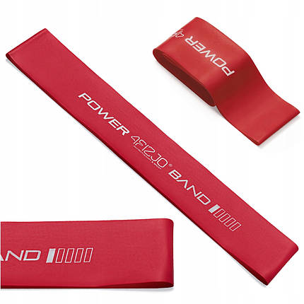 Резинка для фітнесу 4FIZJO Mini Power Band 0.4 мм 1-3 кг Red (P-5907739310361), фото 1