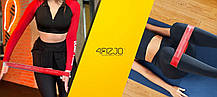 Резинка для фітнесу 4FIZJO Mini Power Band 0.4 мм 1-3 кг Red (P-5907739310361), фото 6