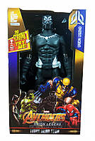 Фигурки супергероев марвел "Мстители" HAOWAN DY-H5826-33 29 см., подв. руки и ноги, звук, свет Black Panther