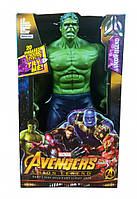 Фигурки супергероев марвел "Мстители" HAOWAN DY-H5826-33 29 см., подв. руки и ноги, звук, свет Hulk