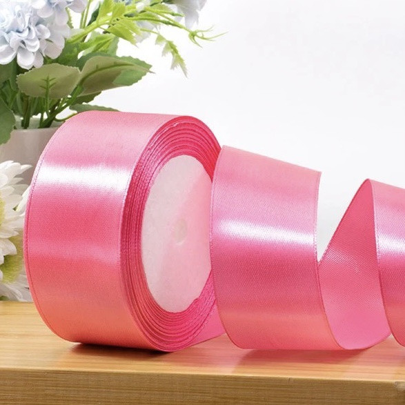 Стрічка атласна 4 см 23 м колір на фото