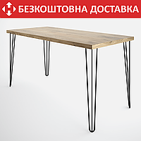 Ножка - шпилька для стола из металла (1113) H=730mm