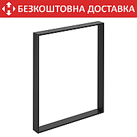 Опора ножка для стола из металла (1130) 600×70mm, H=730mm (профильная труба: 70x11mm)