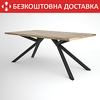 Підстілля подвійне каркас для столу з металу 1860×750mm, H=725mm