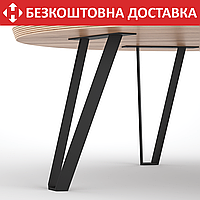 Ножка - шпилька для стола из металла (1063) 224×162mm, H=363mm
