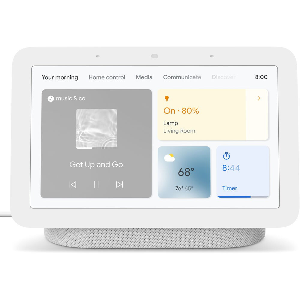 Google Nest Hub 2 Gen (Svetlo-Sery) (Home Hub (Chalk) GA01331-US) - фото 1 - id-p2078189554