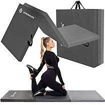 Мат гімнастичний складний Springos 180 x 60 x 5.5 cм FA0139 Grey, фото 4