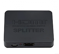 Телевізійний розгалужувач splitter HDMI на 2 порти, Портативний Спліттер розгалужувач