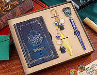 Подарочный письменный набор Гарри Поттер. Винтажный блокнот с ручкой. Ravenclaw Рейвенклов