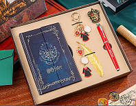 Подарочный письменный набор Гарри Поттер. Винтажный блокнот с ручкой. Gryffindor (Гриффиндор)