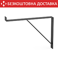 Кронштейн для полки из металла (1173) 303×30mm, H=227mm