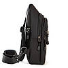 Сумка-слінг чоловіча на плече нейлонова Lanpad 82050 black, фото 5