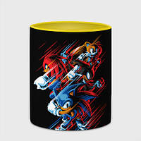 Кружка с принтом «Sonics team» (цвет чашки на выбор)