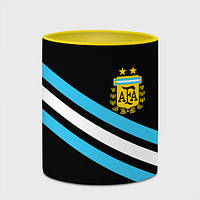 Кружка с принтом «Сборная Аргентины» (цвет чашки на выбор)