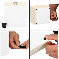 Скринька для прикрас (футляр для біжутерії) Springos 16 x 16 x 11 см HA1032, фото 6