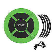 Гойдалка-гніздо кругла 4FIZJO L 100 см Black/Green (P-5907739314512), фото 6