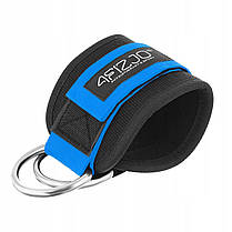 Манжети для тяги 4FIZJO Ankle Strap 2 шт Black/Blue (P-5907739314833), фото 6