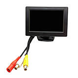 Монітор заднього огляду 4,3-дюймовий TFT LCD HD кольоровий цифровий із розміткою, фото 3