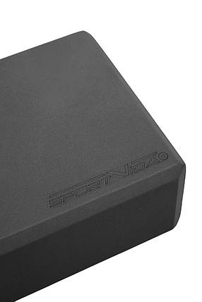 Блок для йоги SportVida EVA 23 x 15 x 7.6 см SV-EZ0065 Black, фото 3