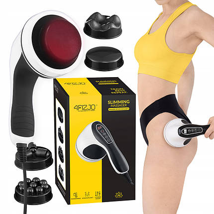 Ручний антицелюлітний масажер для тіла 4FIZJO Body Shaping 4 в 1 White (P-5907739319111), фото 1