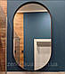 Овальне дзеркало в металевій рамі, овал білий, чорний, золотий у ванну Код/Артикул 178, фото 7