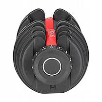 Гантеля з регульованою вагою 4FIZJO Premium 2.5-24 кг (P-5907739319203), фото 4