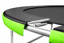 Батут із внутрішньою сіткою 4FIZJO PRO 8FT 252 см Black/Green (P-5907739314161), фото 3