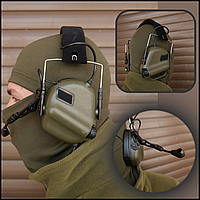 Активні навушники Earmor m 32 під каску для стрільби, активні навушники для полювання, беруші навушники