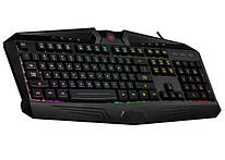 Ігрова клавіатура Redragon Harpe 2 K503 RGB-1 UKR RGB-підсвічування мембрана + підставка 104+8 кнопок