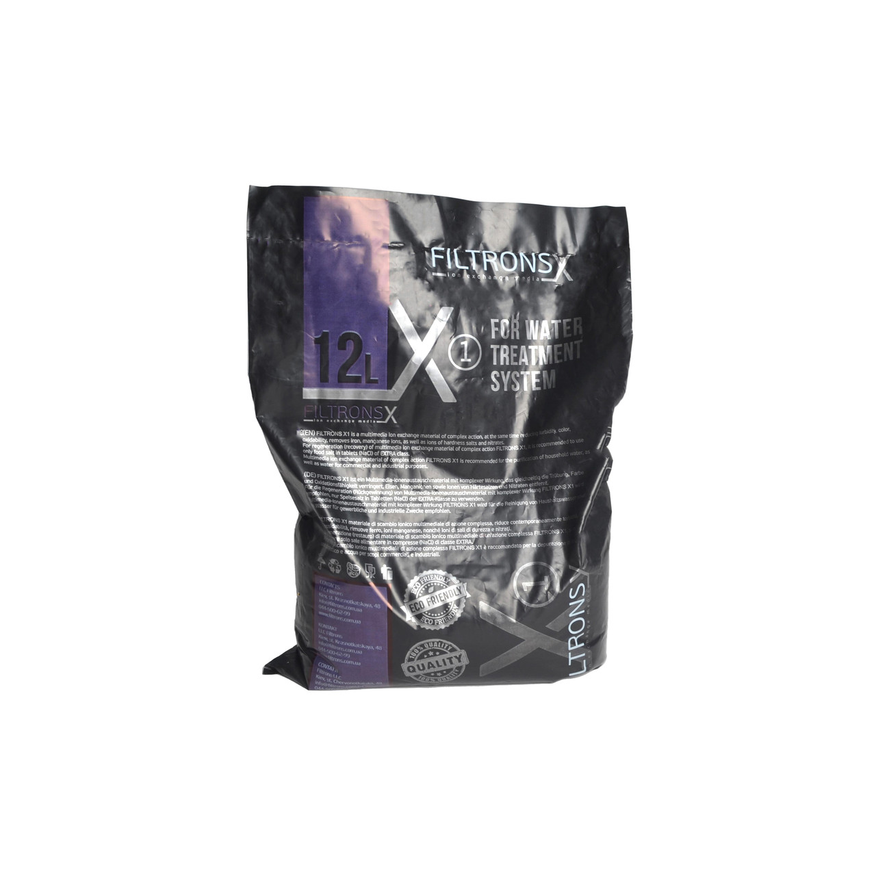 Завантаження комплексна фільтрувальна Filtrons X1 (12 л/мішок), фото 1