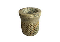 Каменная аромалампа для эфирных масел 8.5х7х7.5 см Индия Pashan Kala (527)