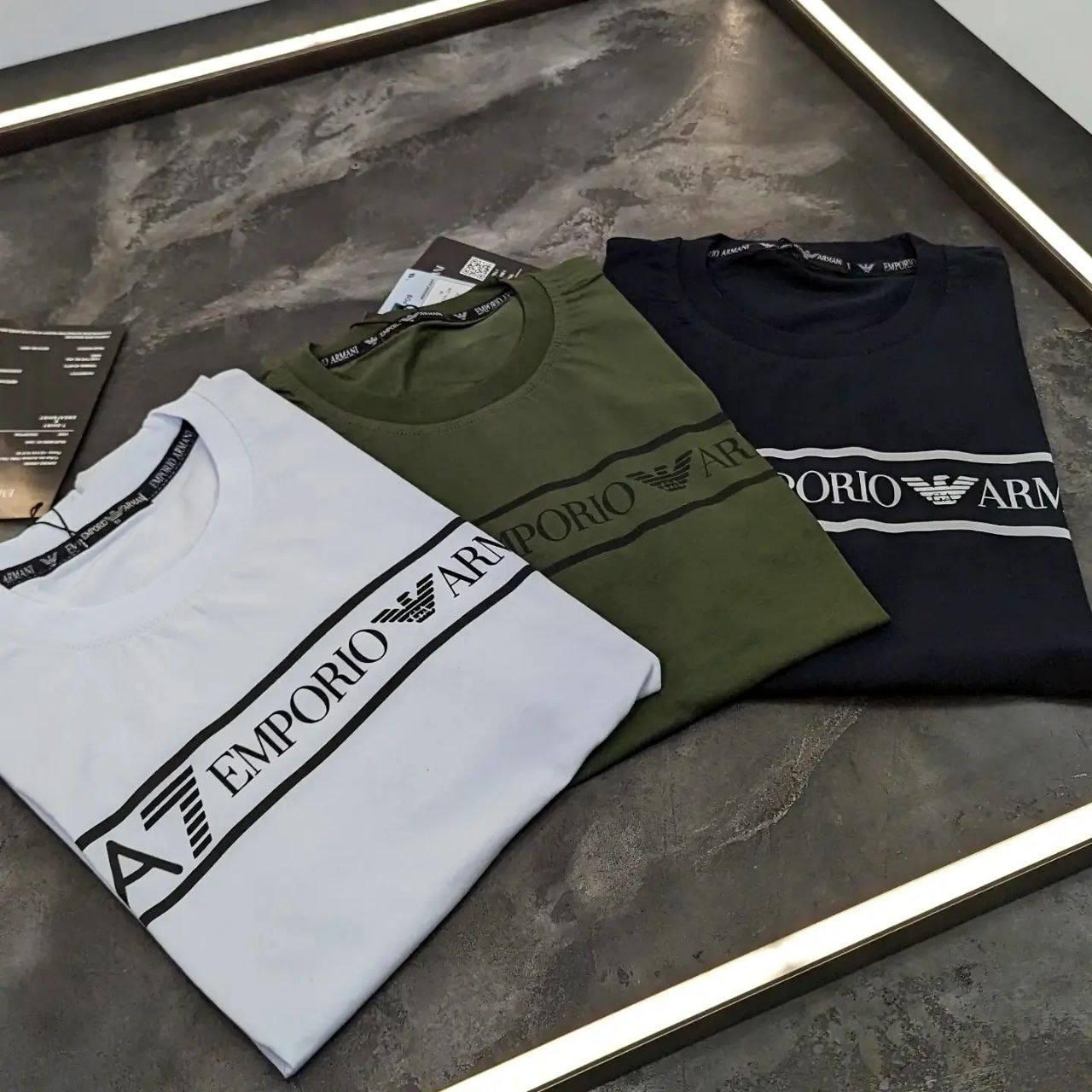 Чоловіча футболка Armani CK7656 біла