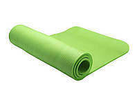 Коврик для йоги фитнеса и пилатеса Urban Fit Amber 183x61x1 см зеленый