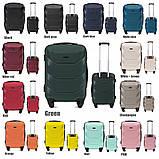 Валіза дорожня 55х38х22см S Мала 38л BLOOM Ручна поклажа Дорожній чемодан на 4х колесах, фото 2