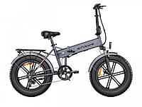 Електровелосипед фетбайк ENGWE EP-2 Pro (750 Вт; 12,8 А/год; 48 В), колеса 20х4", з ручкою газу, сірий