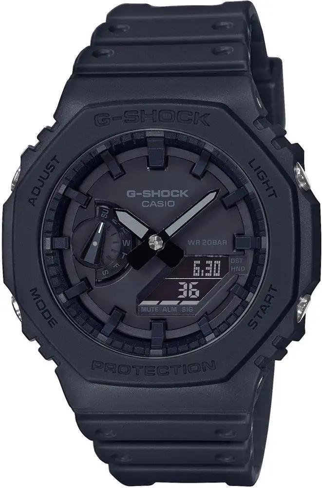 Годинник Casio GA-2100-1A1ER G-Shock. Чорний