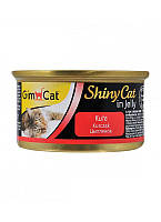 Влажный корм GimCat Shiny Cat для кошек, курица, 70 г х 6 шт